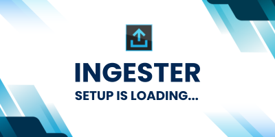 The Ingester setup splash screen